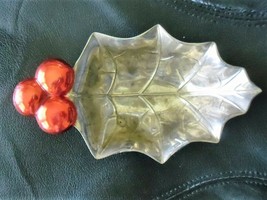 Godinger Silver Art Co. decorative leaf tray? With berries - £4.79 GBP