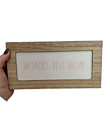 Rae Dunn World’s Best Mom Sign Mother&#39;s Day Birthday Gift for Mom - £7.78 GBP