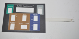 CPS Dual Spread Controller Front Panel Label/Plate Salt Snowplow 26338-BG - $24.74