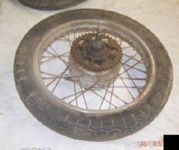 1972 Honda CL350 Rear Tire &amp; Spoke Wheel - $31.88