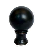 Sphere Lamp Shade Finial Oiled Bronze 1.5&quot;h - £23.94 GBP