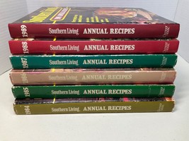 Lot Of 6 Southern Living Annual Recipes Cookbooks 1984 thur 1989 Hardcover - £22.65 GBP