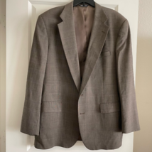 Polo University Club By Ralph Lauren Mens Suit Jacket Brown Glen Check W... - $39.99