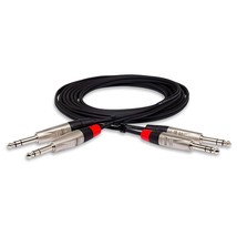Hss-005X2 Dual Rean 1/4&quot; Trs Pro Stereo Interconnect Cable, 5 Feet - £34.25 GBP