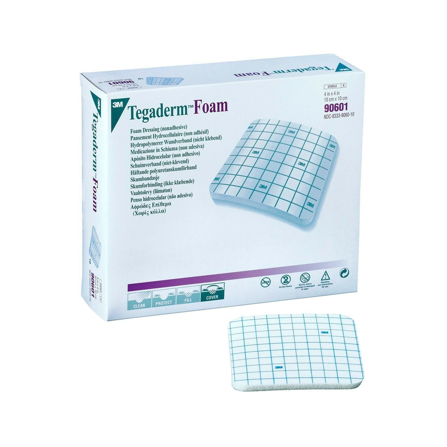 Tegaderm Foam Non Adhesive Dressings 8.8cm x 8.8cm 90604 - $7.98+