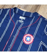Marvel Captain America/Steve Rogers #41 Pin-Stripes L Baseball Jersey Me... - €17,13 EUR