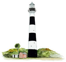 Cape Canaveral Lighthouse Printed Vinyl Decal Wall Window Car Sticker - $6.95+