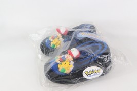 NOS Vintage 90s Pokemon Ash Ketchum House Slippers Shoes Black Youth Lar... - $79.15