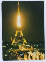 Postcard Paris La Tour Eiffel Tower et le Parvis du Palais de Chaillot F... - $5.75