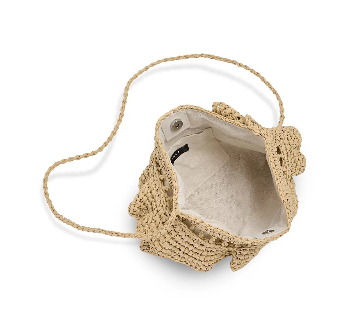 Aqua Gypsy Raffia Clutch - Natural Item image 2