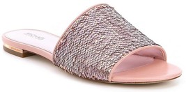 Women&#39;s MICHAEL Michael Kors Shelly Sequin Slide Sandals, Soft Pink Multip Sizes - £71.13 GBP