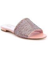 Women&#39;s MICHAEL Michael Kors Shelly Sequin Slide Sandals, Soft Pink Mult... - £72.34 GBP