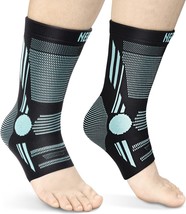 Neenca Professional Ankle Brace Compression Sleeve (Pair), Ankle, Sports. - $39.93
