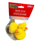 Rubber Ducks yellow  Duckies Bathtime fun Baby Bath Toys 6m+ 3pk Ducky-M... - $11.76