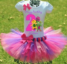 Barney Birthday Tutu Outfit - £39.37 GBP