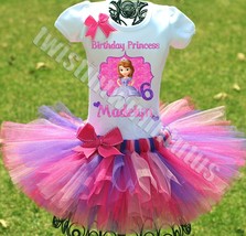 Sofia the First Birthday Tutu Outfit - £39.73 GBP