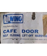 Cafe door self closing hardware kit , vintage hardware (new-old-stock)  - €9,61 EUR