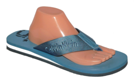 Calvin Klein Light Blue  Men&#39;s Casual Flip Flops Sandal Shoes Size US 12 M  - £32.53 GBP