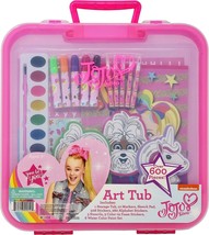 JoJo Siwa Coloring and Activity Art Tub, Includes Markers, Stickers, and... - £17.37 GBP