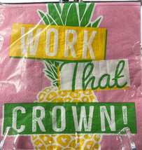 Vintage Napkins 18 Paper Birthday Bachelorette Party Tropical Pineapple - $5.99