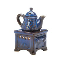 Blue Teapot Stove Oil Warmer - $9.95