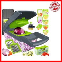 Ultimate 16-in-1 Food Chopper &amp; Slicer for Healthy Meal Prep - Safe &amp; Ef... - $817.60 MXN