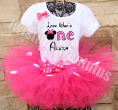 Minnie Mouse Birthday Tutu Outfit - £39.39 GBP