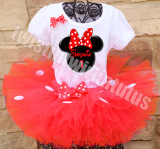 Minnie Mouse Birthday Tutu Outfit - £39.49 GBP