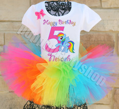 My Little Pony Birthday Tutu Outfit - £40.08 GBP