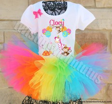 Zoo Birthday Tutu Outfit - £39.50 GBP