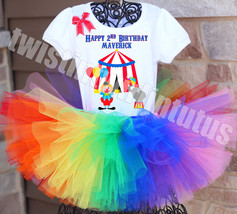 Circus Carnival Birthday Tutu Outfit - £40.15 GBP