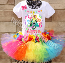 Frozen Fever Hawaiian Luau Birthday Tutu Outfit - £40.15 GBP