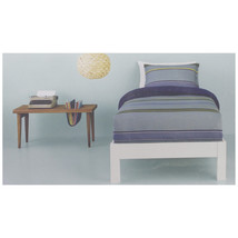 NEW Room Essentials Dorm Bed 3 Piece XL TWIN Duvet Cover+Sham+Insert Set Blue - £35.96 GBP