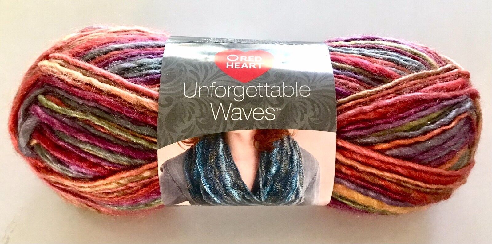 Primary image for Red Heart ~ UNFORGETTABLE WAVES Yarn ~ Color: Menagerie ~ NEW