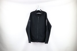 Marmot Mens Size XL Spell Out Fleece Lined Soft Shell Full Zip Jacket Black - £34.75 GBP