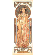 Mucha Moet &amp; Chandon Champagne Poster 12x36 Alphonse Mucha Art Nouveau A... - £23.97 GBP