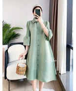 Women's Aiko Sweet Beading Shirt Pleat Dress (Premium) - $73.00