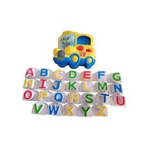 Leapfrog Tads Fridge Phonics School Bus Alphabet Magnetic Upper Case Let... - $14.99