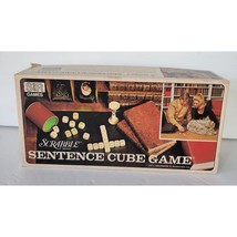 Scrabble Brand Sentence Cube Game Complete Vintage 1971  - £19.14 GBP