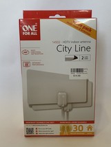 ONE FOR ALL 14502 INDOOR FLAT HDTV ANTENNAS 2-PACK BRAND NEW - $14.99