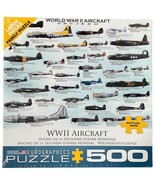 Eurographics World War II Aircraft Jigsaw Puzzle 500 Piece Cardboard Mil... - $217.55 MXN