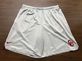 Oklahoma Sooners Men’s Gray Shorts w. Pockets - Nike - Medium - £6.26 GBP