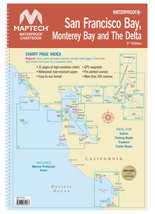 San Francisco Bay, Monterey Bay and The Delta, 3rd Ed. Waterproof Chartbook (MT) - £69.66 GBP