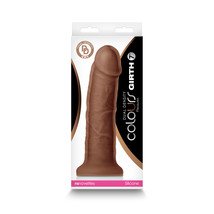 Colours Dual Density 7&quot; Girth Dildo Brown - £39.49 GBP