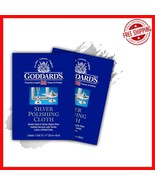 Non-Abrasive Silver and Gold Polishing Cloths - 2 Pack for Effortless Cl... - $374.77 MXN