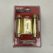 Everbilt 3 in. Square Bright Brass Double-Action Spring Door Hinge - $9.46