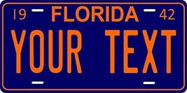 Florida 1942 Personalized Tag Vehicle Car Auto License Plate - £13.35 GBP