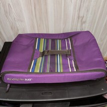 Rachael Ray Lasagna Lugger Insulated Carrier 16”x10” Purple Striped NWOT - $28.99