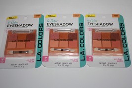 L.A.COLORS 6 COLOR EYESHADOW C68689 NITE OUT LOT OF 3 SEALED / BOXED - $15.19