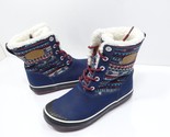 Keen Elsa 1013728 Womens Winter Boots Size 7 US Blue Sherpa Lined Festival - £35.29 GBP